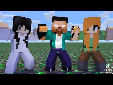 Dun Dun Dance With Herobrine, Sadako, Alex - Minecraft Animation