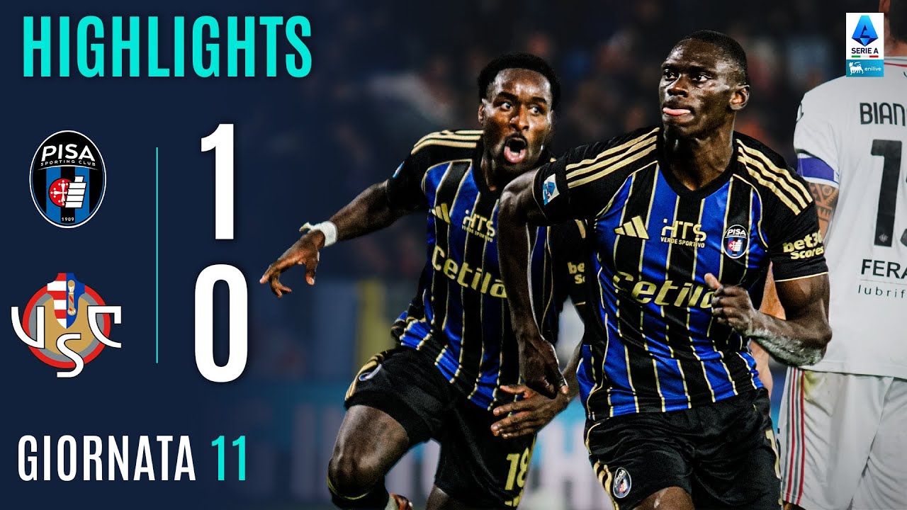 PISA-CREMONESE 1-0 | HIGHLIGHTS | 11ª GIORNATA | SERIE A ENILIVE 2025/26