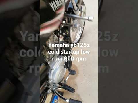 Thumbnail for yamaha ybr 125 125 z cold startup afyer wash engine sound verylow rpm 800 rounds per minute