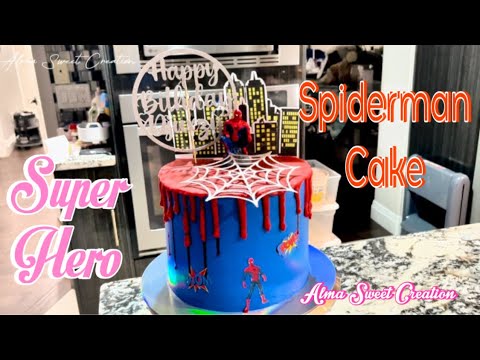The Ultimate Spider-Man Cake Experience. Web-Slinging Delight. Superhero-themed masterpiece.