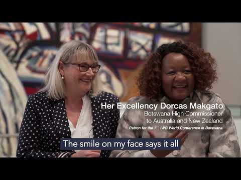 Dorcas Makgato visits New Zealand ahead of the 8th IWG World Conference