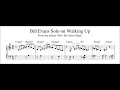 Bill Evans Solo on Walking Up - Piano Transcription (Sheet Music in Description)