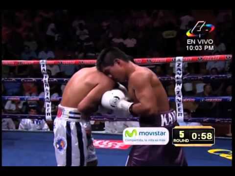 Pelea Roman Gonzalez (Nic) vs Juan Kantun (Mex) - Prodesa - parte 2/2