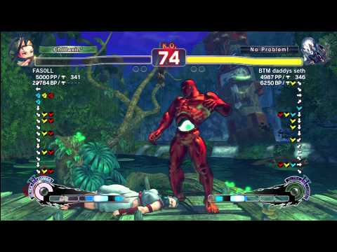 FAS0LL [Ibuki] vs BTM daddys seth [Seth] SSF4 Arcade Edition
