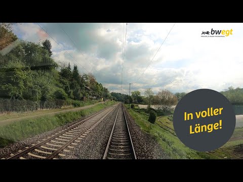 Führerstandsmitfahrt von Stuttgart nach Ulm mit bwegt auf der Filstalbahn