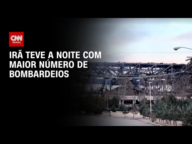 Segundo relatos, Irã teve a noite com maior número de bombardeios | CNN NOVO DIA