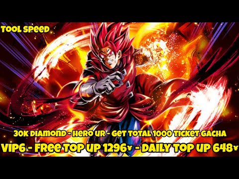 New Saiyan Legends Idle Private Server - VIP6 - Free Top up 1296¥ - Daily Top up 648¥ - 30K Diamond