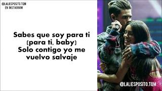 lali esposito - salvaje ft. abraham mateo (letra)
