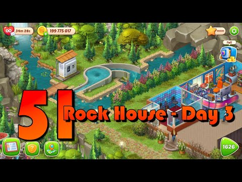 Rock House Day 3 - Playrix Homescapes - Lake House Part 51 - Android Gameplay