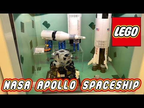 LEGO NASA Apollo 11 Lunar Lander & Apollo Saturn V