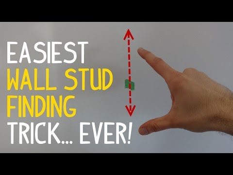 Super Easy Wall Stud & Ceiling Joist Finding Trick