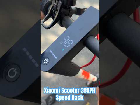 Xiaomi scooter 38 KPH speed hack #escooter #xiaomiscooter #scootering #speed #sports #scooterspeed