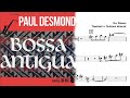 O Gato - Paul Desmond Transcription