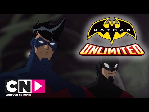 Batman Unlimited | Red Robin og Nightwing bekjemper Killer Croc | Norsk Cartoon Network