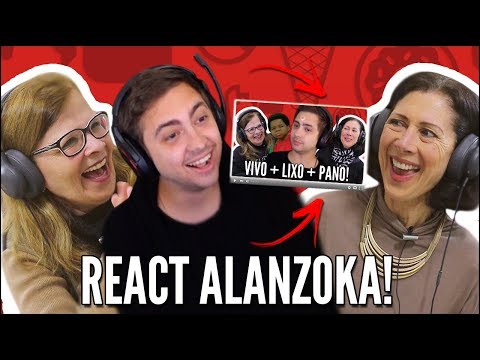 IDOSOS REAGEM A ALANZOKA REAGINDO A IDOSOS REAGEM A VIVO LIXO PANO E TIJOLINHO