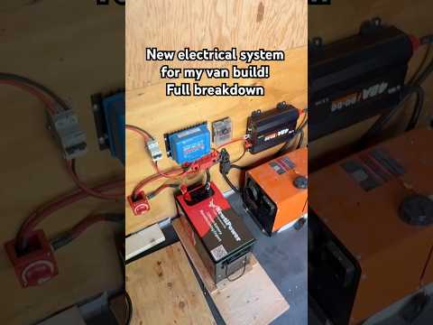12v 300ah battery with 390w of solar | Van electrical system