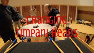 Video thumbnail for Changing Timpani Heads by AliCan Öztan