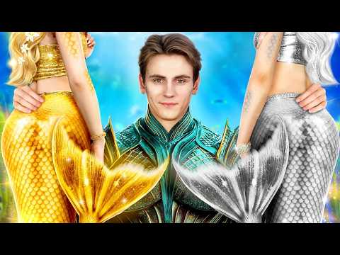 Золотая vs Серебряная Русалка! Кто Будет Встречаться с Крашем Школы