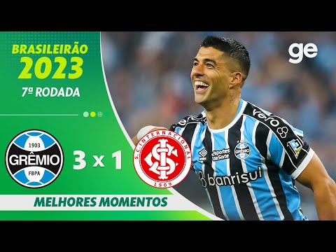 Gols e lances de Grêmio x Internacional