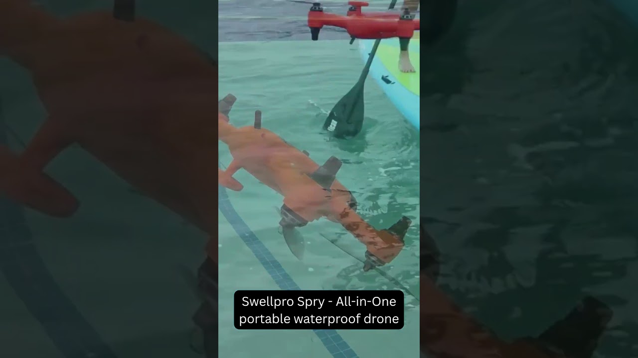 This Portable Drone Can Fly, Float, and Film Underwater