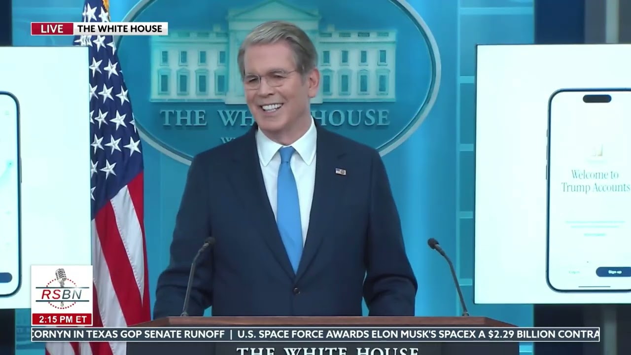 WATCH: Secretary Bessent Highlights Trump Accounts Success & Refunds - 05/28/26
