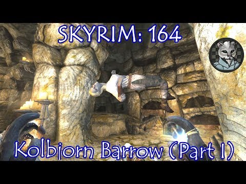Checkers' Mellow Skyrim Let's Play Part 164 - Entering Kolbjorn Barrow