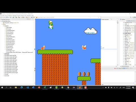 Super Mario Bros in Java Days 13 14 World 1 4 Complete