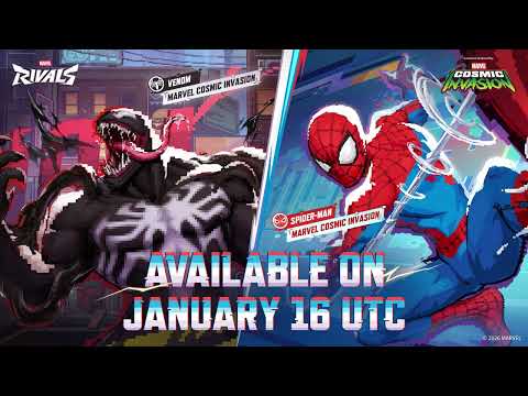 Marvel Rivals 8 bit Venom official skin trailer