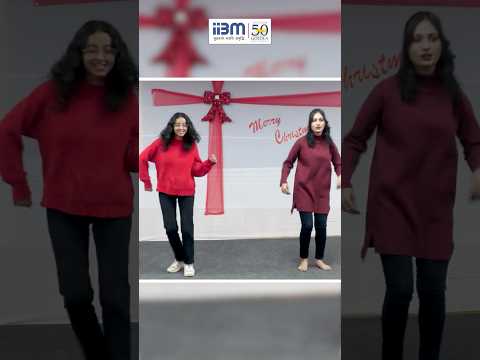 A captivating dance performance by IIBM students during the Christmas celebration. #IIBMPatna