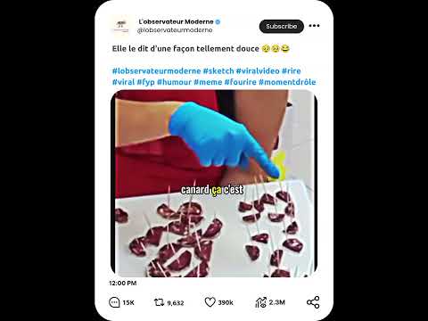 Elle le dit d'une façon tellement douce 🥹🥹😂