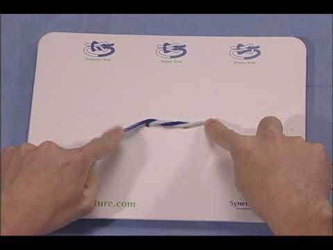 Two handed square knot