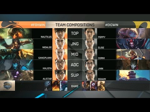 FOX vs DIG Highlights - ECHO FOX vs TEAM DIGNITAS - NA LCS Week 8 - SPRING 2016