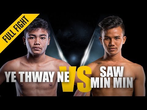Saw Min Min vs Ye Thway Ne full fight