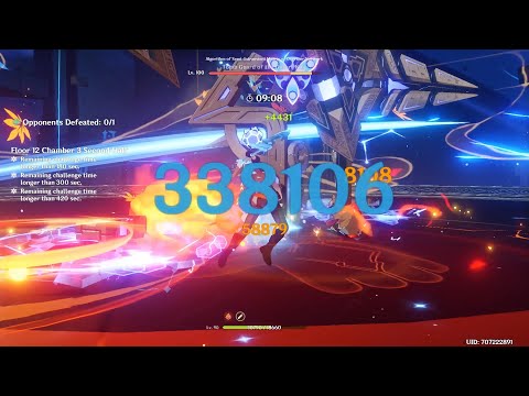 Slaying the Matrix in 28 seconds - Spiral Abyss Floor 12 (12-3-2 speedrun) v3.1