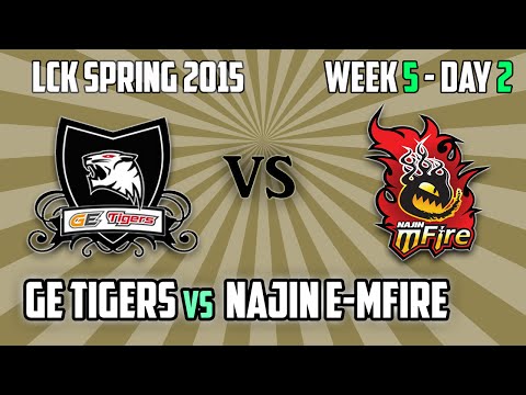 Najin e-mFire vs GE Tigers - Highlights - Game 1 - LCK Spring 2015 - Week 5 Day 2