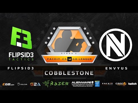 FlipSid3 vs EnVyUs - Cobblestone (FACEIT League 2015 Stage 2 EU)