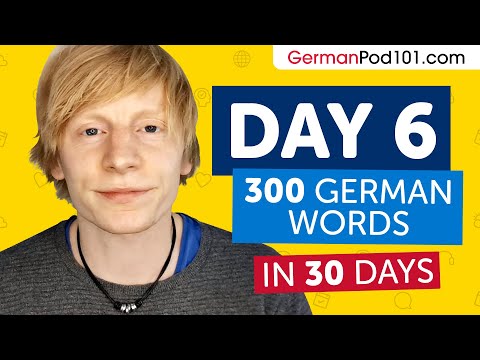 Day 1 10 300 Learn 300 German Words in 30 Days Challenge