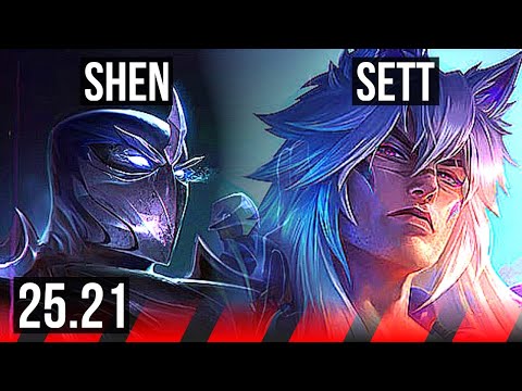 SHEN vs SETT (TOP) | 17/1/11, Quadra, Legendary | EUW Master | 25.21