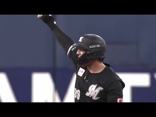 【1回表】走者一掃!! マリーンズ・ソト 満塁のチャンスで左中間を割る先制タイムリー2ベース!! 2025年9月25日 オリックス・バファローズ 対 千葉ロッテマリーンズ