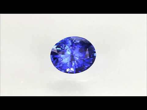 3.26 carats Fiery Rich Blue Sapphire Gemstone in Oval Cut, Stunning Gem Sapphire in 9.9 x 8.1 mm