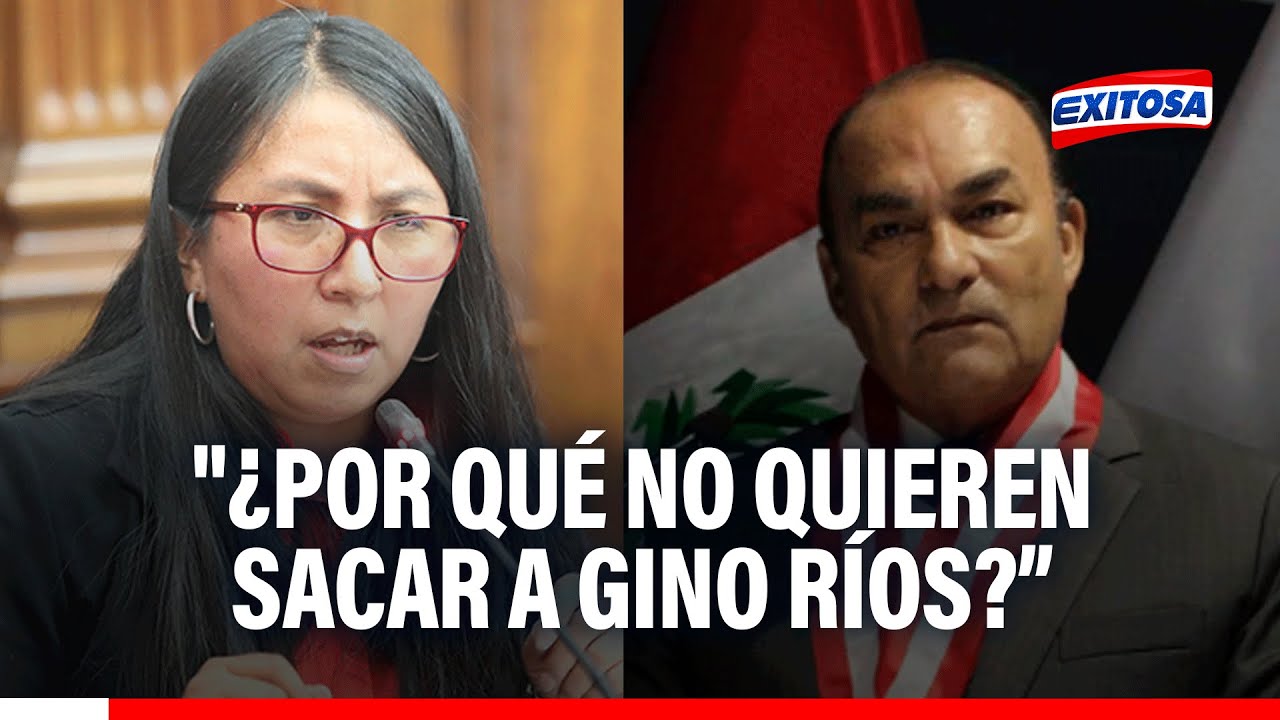 🔴🔵 Ruth Luque critica que Gino Ríos siga al mando de la JNJ: "¿Por qué no quien sacarlo?"