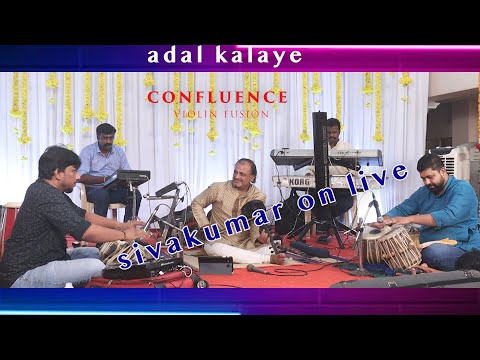 ilayaraja' adal kalaye devan tandathu, yesudas, rajini kanth' violin live 'sivakumarviolin'