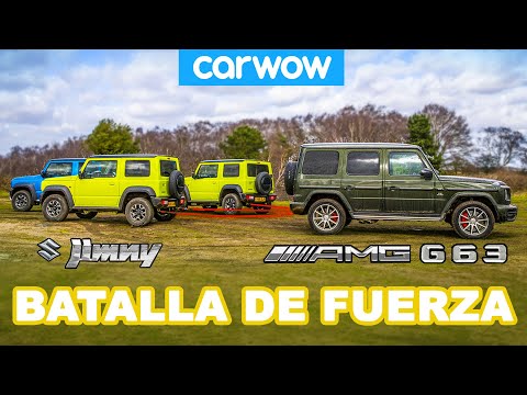 Mercedes-AMG G63 vs Suzuki Jimny – Batalla de Fuerza