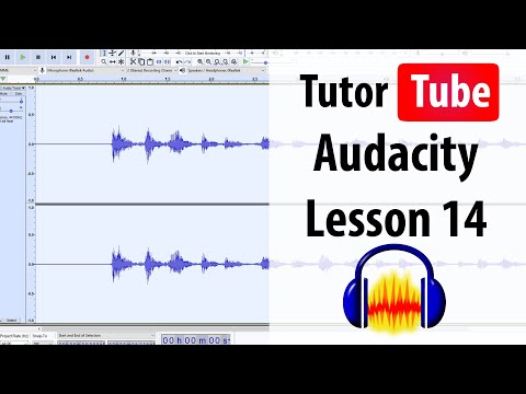 Audacity Tutorial - Lesson 14 - Changing the Volume of Tracks and Rename Tracks