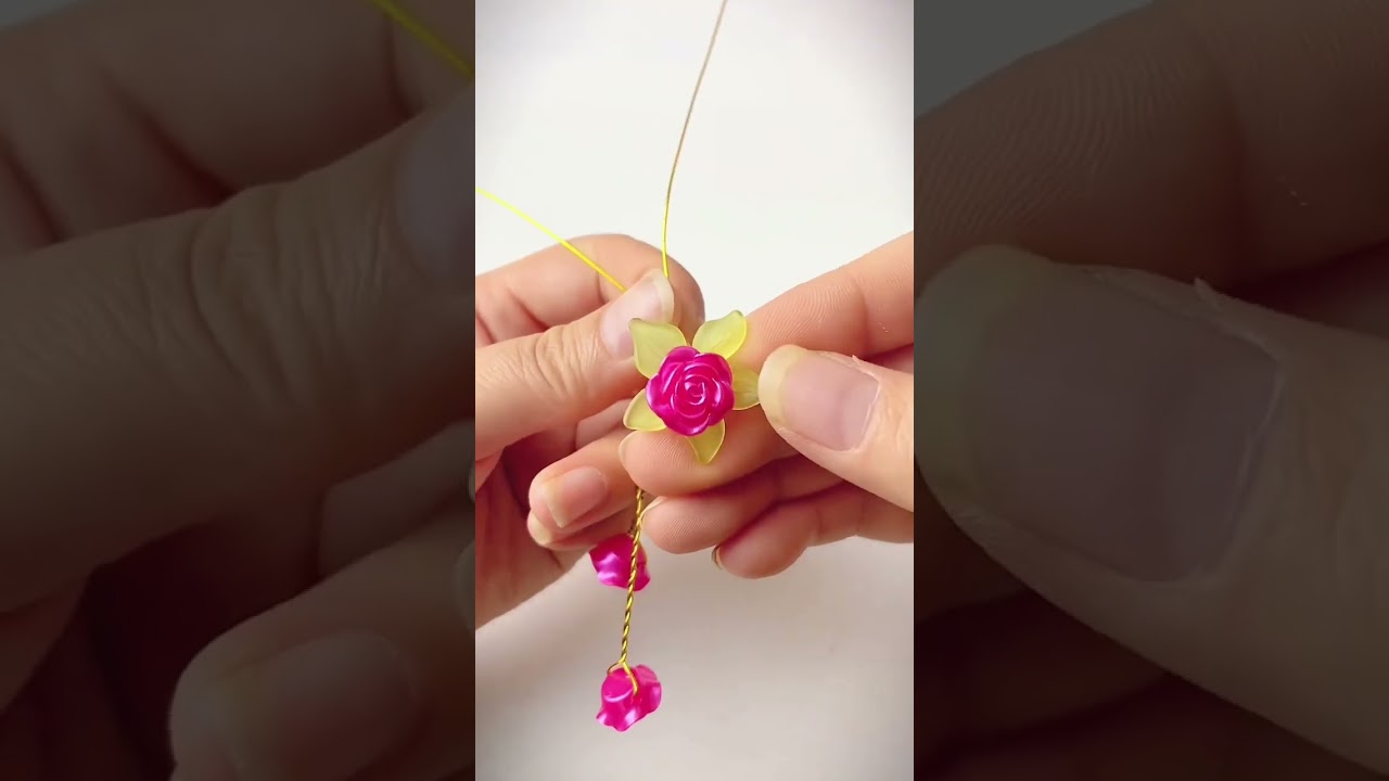 Handmade diy beads rose flowers home decoration #handmade #diy #beads #flowers #handmadegifts #gift