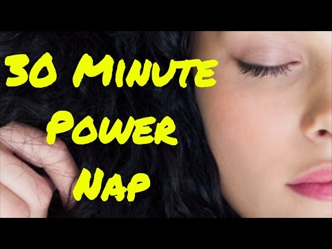30 Minute Power Nap with Alarm | Sleep Fast Relaxation Music | Isochronic Tones & Binaural Beat