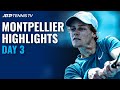 Goffin & Sinner Start Campaigns; Humbert battles Griekspoor | Montpellier 2021 Highlights Day 3
