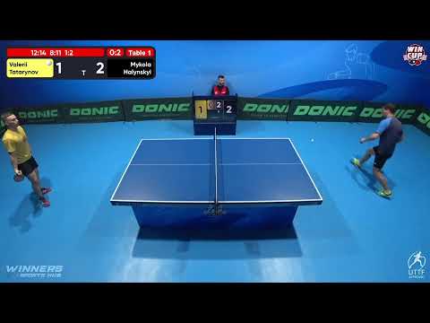 22:00 Valerii Tatarynov 0 - 3 Mykola Halynskyi West 5 WIN CUP 28.10.2022 | TABLE TENNIS WINCUP