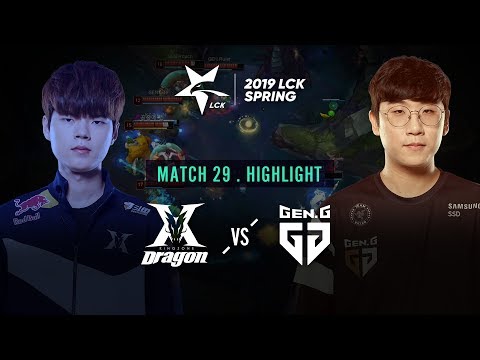 [2019 LCK SPRING] 0203 Match29 : KZ vs GEN Highlight