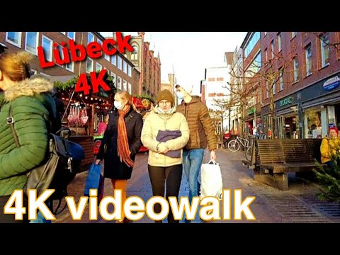 Walking in LÜBECK | Germany 🇩🇪 - 4K Ultra HD - city tour lubeck